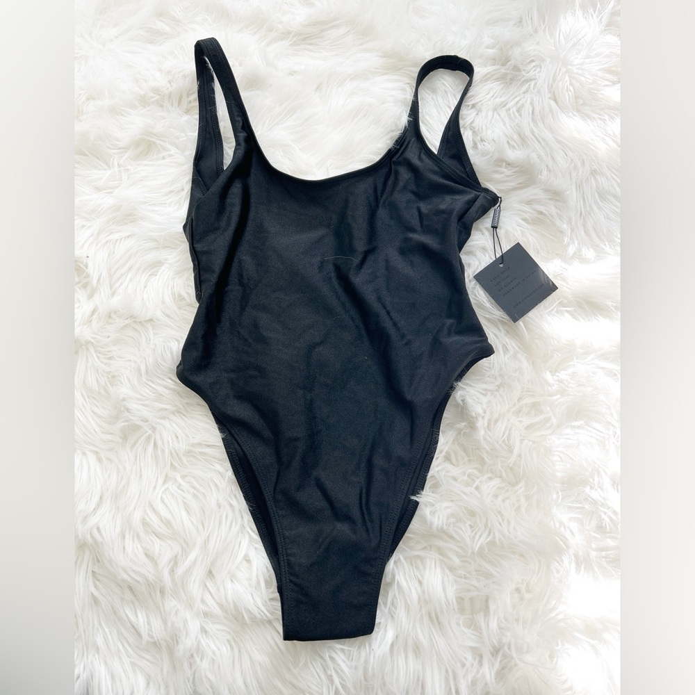 NWT Dixperfect Black One-Piece Swimsuit